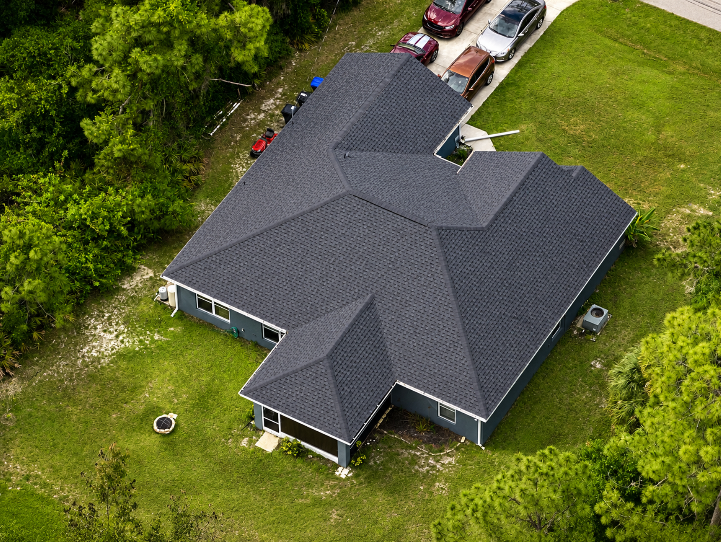 Asphalt shingle roof installation