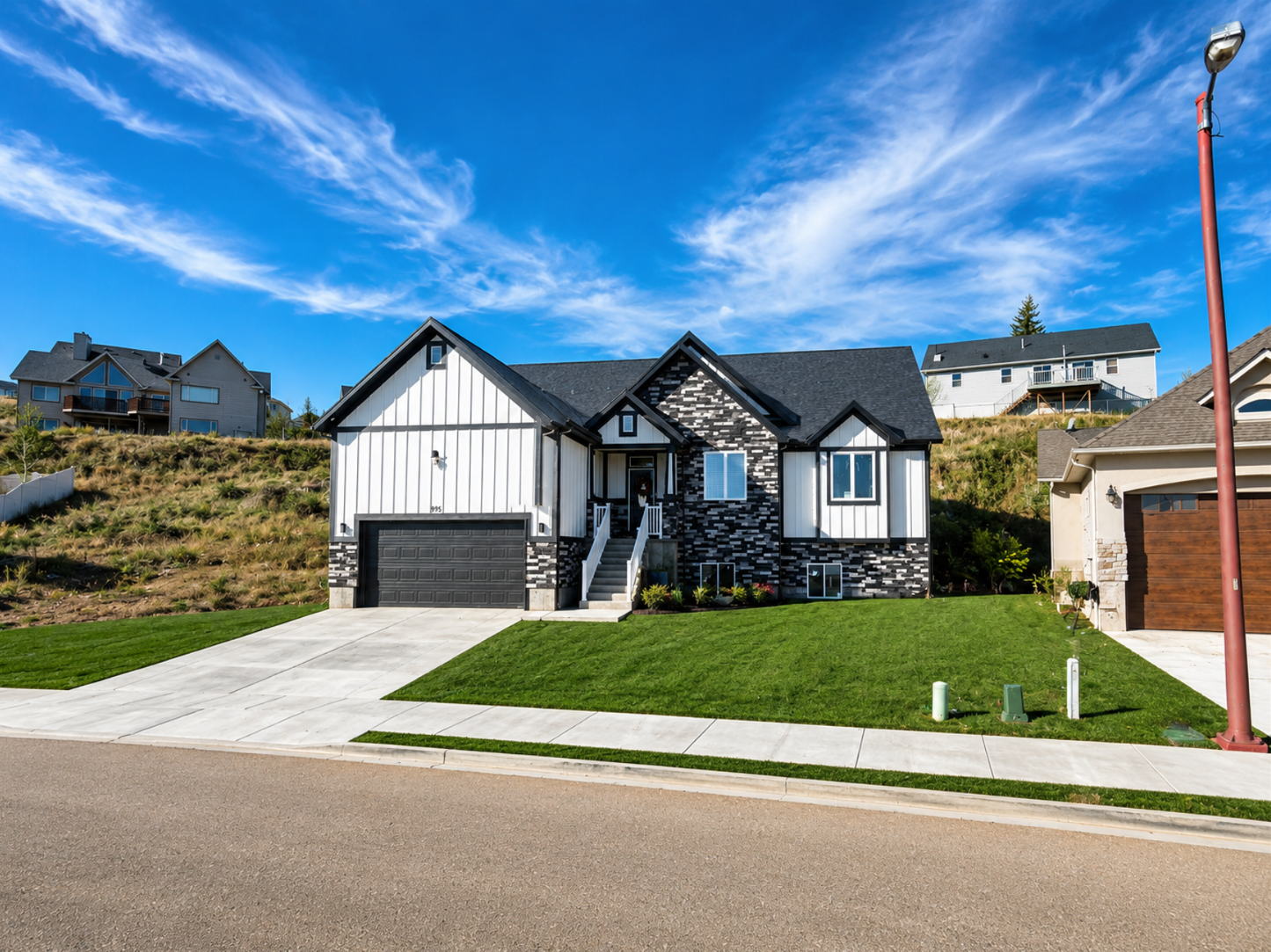 A finished Wyoming home with a new asphalt shingle roof